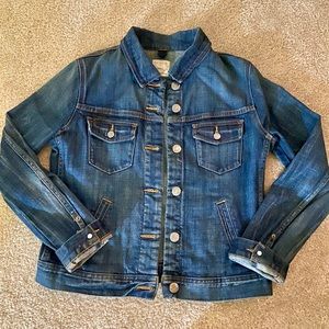 JCrew Dark wash denim jacket